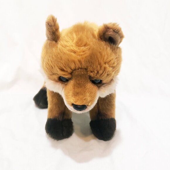 The Bearington Collection Fenton The Fox Plush Stuffed Animal 8" - Picture 2 of 11